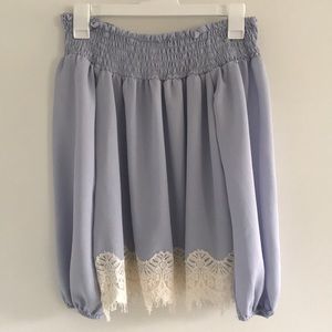 Women’s Lace Off Shoulder Shirt